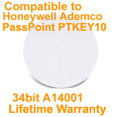 Honeywell Northern Ademco PassPoint 34bit Format Self-adhesive Tag Compatible With PTPROX25